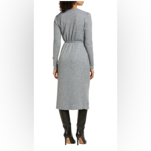JULIA JORDAN Long Sleeve Sweater Knit Dress - Gray - SOLD OUT ONLINE - Picture 9 of 14